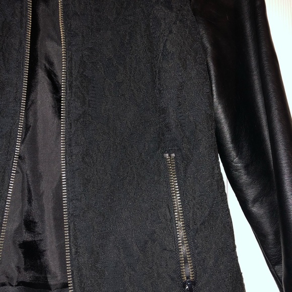 SOLD: New York and Co leather jacket size x-small - Picture 2 of 4